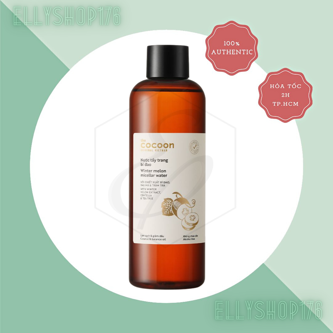 Nước Tẩy Trang Bí Đao The Cocoon Winter Melon Micellar Water